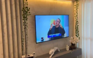 cozinha planejada em praia grande sala
